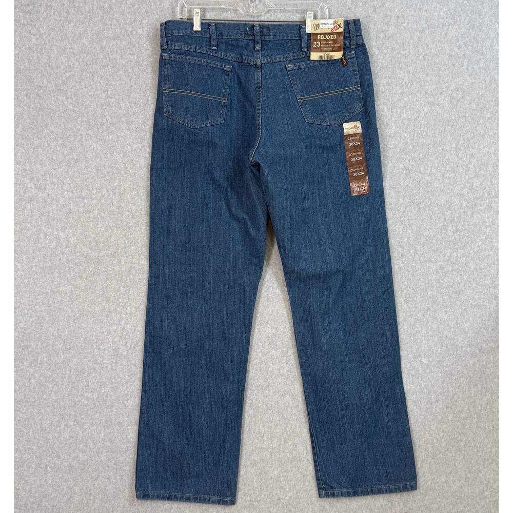 Wrangler 20X Jeans 23 Relaxed Size 38x34 Western Workwear Chore 23MWXVB